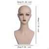 Female Mannequin Head ,with Shoulder, Multipurpose, with Makeup Smooth Manikin Wig Stand