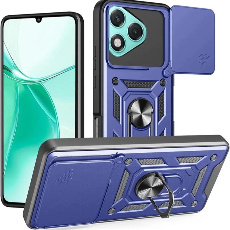 Schiebeobjektivschutz-Rückseite für Honor 400 Pro Honor400 Magnetischer Ringständerhalter Kameraabdeckung für Huawei Honor 400Pro Lite