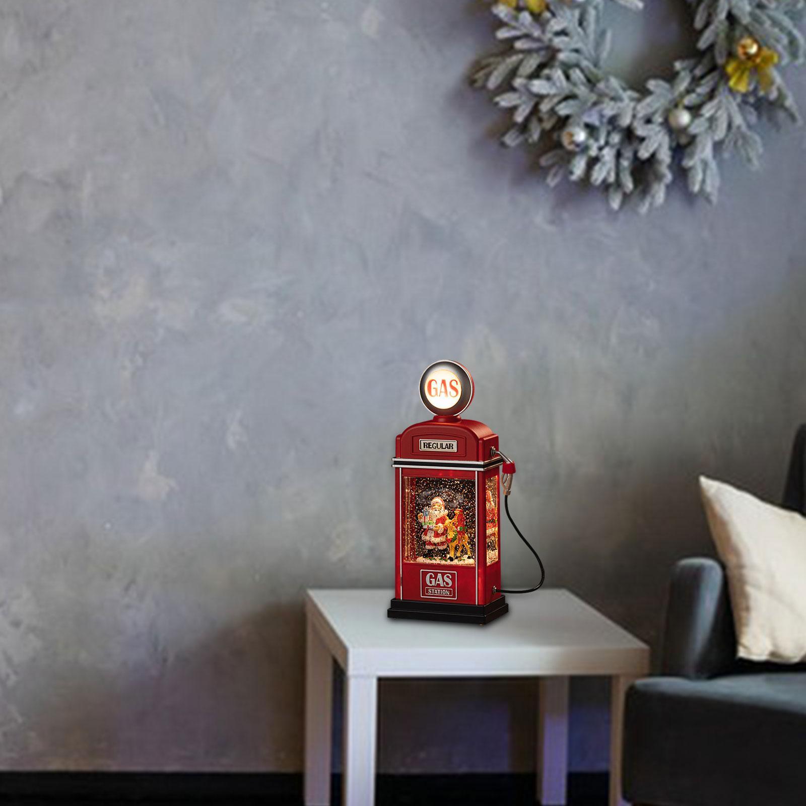 

Рождественский снежный шар-фонарь с музыкой Домашний декор для дома в помещении Рождество