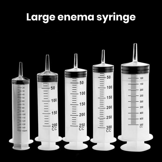 150/200//250/300/350/500ML Easy Insertion Anal Flusher Precise Scale Effortless Feces Drainage Anal Flusher