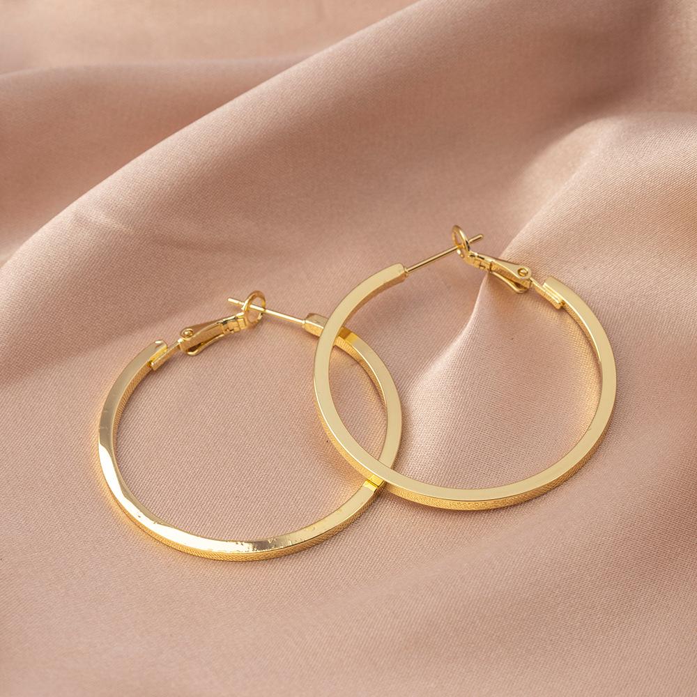 European American Style Luxury Stud Earrings: Elegant Cross-border Niche Hoops, Versatile Celebrity-inspired Accessories
