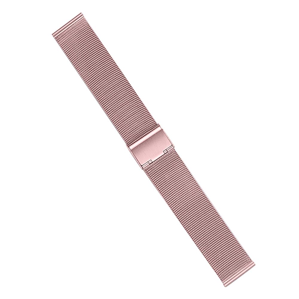 

Quick Release Strap for Popglory 1.85 P66 Smart Watch Band with Buckle Milanese 22mm Replacement Band Rose Pink