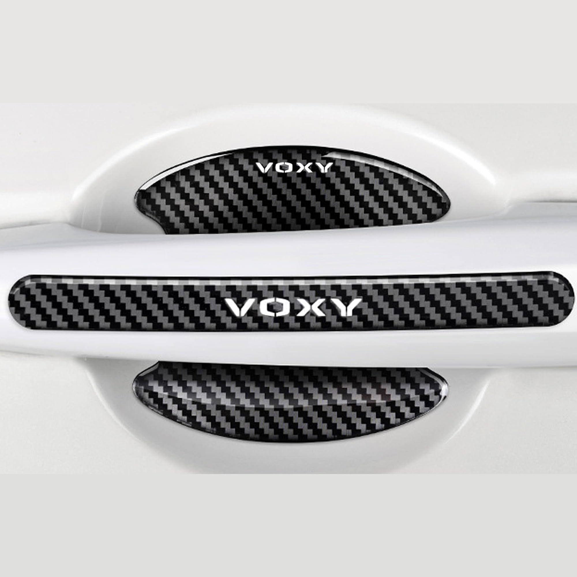 

DELUXEFOX Door Handle Protectors for Toyota Set of Carbon Fiber Door Handle Scratch Protective Car Voxy 90 Series Exterior Parts Voxy, 8, Protection,