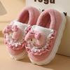Women's Winter Clown Cotton Slippers - Non-slip, Warm, Cute for Dorm or Outdoors