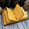 Grimoire Leather Deer Print Journal Blank Spell Book of Shadows Leather