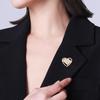 Broșă Elegantă cu Zircon Micro-Incrustat: Accesoriu de bijuterie la modă, potrivit pentru orice ținută, pentru vară