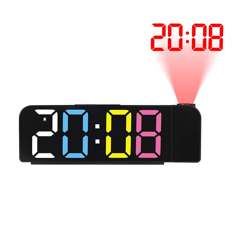 LED Projection Alarm Clock with Large Display and Temperature 8013