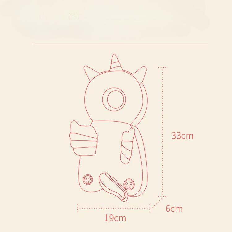 Babysicherheit Kopfschutz Weiche PP-Baumwolle Cartoon Kleinkind Rucksack Kissen Säugling Kind Kopfbedeckung Erster Lauf Anti-Kollision