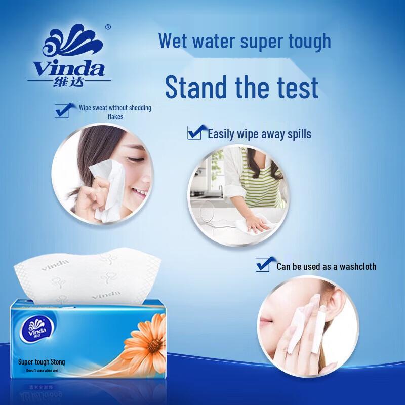 Vinda Ultra-Soft 3-Ply Facial Tissues