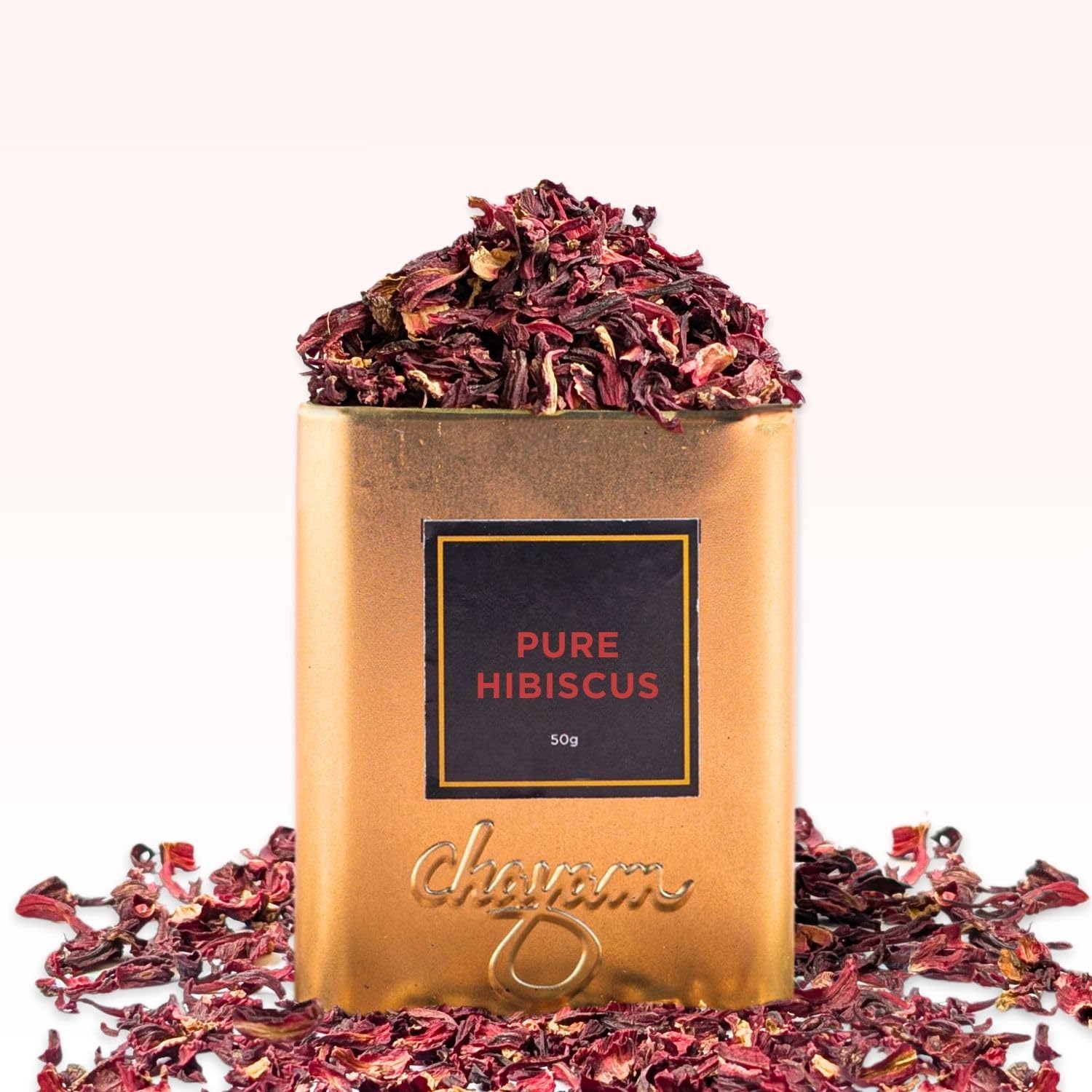 

CHAYAM Hibiscus Flower Infusion, 50gm | Pure Dried Hibiscus Flowers Loose Leaf | Herbal Tisane | Caffeine-Free | Rich in Vitamin C & Antioxidants