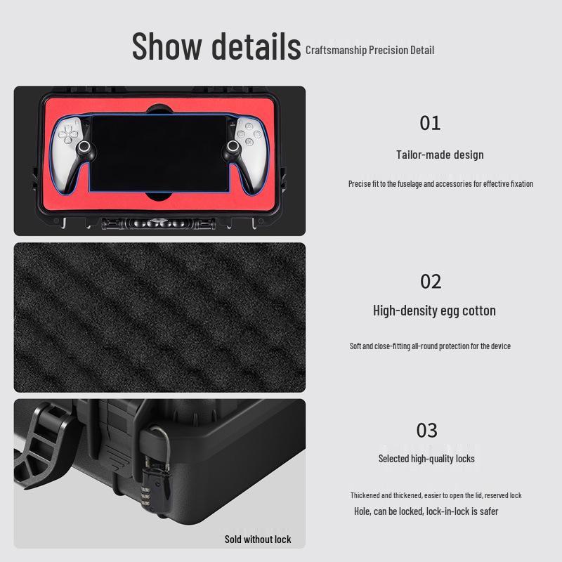 STARTRCGAMES Waterproof Shockproof Storage Bag for PlayStation Portal