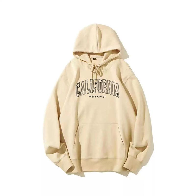Unisex Casual Letter Print Spring/Autumn Hoodie