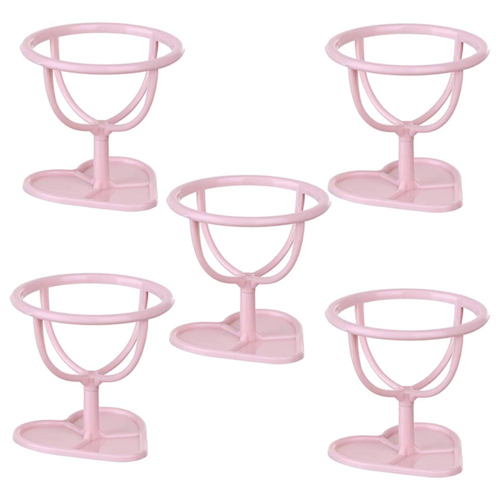 1/3/5Pcs Beauty Makeup Egg Holder Makeup Egg Drying Rack Cute Heart Shaped Makeup Egg Tray for Girls Women Travel Bedroom Dorm