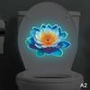 Leuchtet im Dunkeln Toilettenaufkleber Selbstklebend Abnehmbar Fenster Wandaufkleber Heimdekoration Autoaufkleber Leuchtet Nachts
