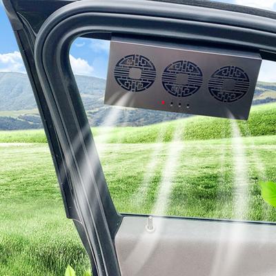 1 Set Automatischer Solar-Autolüfter Geräuscharm Kühl Komfortabler Wind Einfach Fenster
