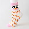 XIANGHUI 3D Owl Print Women's Socks Cute Girl Cartoon Animal New Cotton Stockings Knitted Crew Length One for Spring Winter
