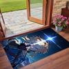 Anti‑Slip Crystal Velvet Floor Rug, Zelda Design Carpet for Indoor Living Bedroom Home Decoration