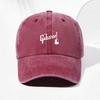 Gorra de Béisbol de Algodón Lavado Vintage Ajustable Camionero Desgastada Para Hombres y Mujeres Moda Estilo Rock Personalizar Guitarra Música
