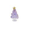 Miniature Christmas Tree Miniature Glass Handcrafted Glass Sculpture  Desktop Decoration