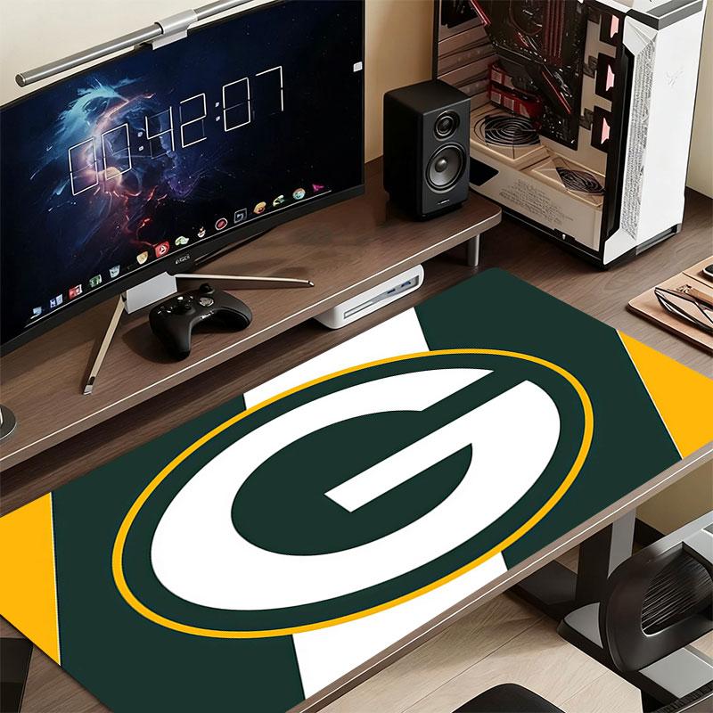 Pittsburgh Steelers Art Mouse Pad, Large Gaming Desk Mat, Non-slip XXL Mousepad for Laptop & Tablet, Mini PC Playmat with Stitched Edges