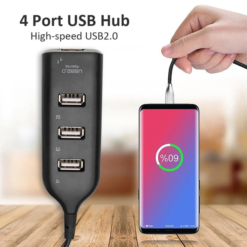 4 Port USB 5Mbps 1,1 High Speed Mini Hub Buchse Muster 2,0 Adapter Expander Computer Splitter