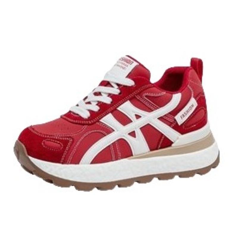 Small inner height increase and lightweight women's autumn new breathable casual shoes sports dad shoes