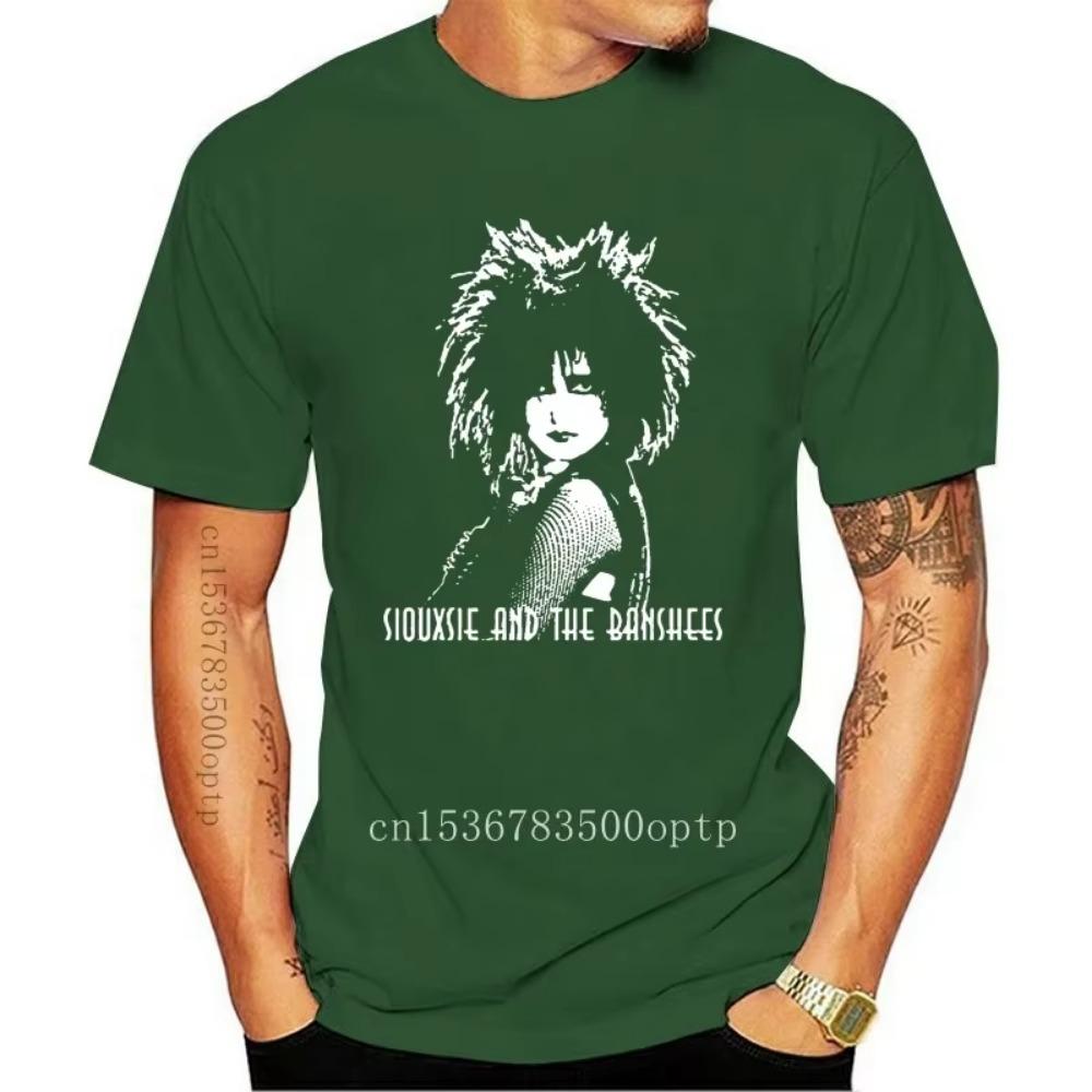 New Siouxsie And The Banshees Retro Music Punk 80s T Shirt