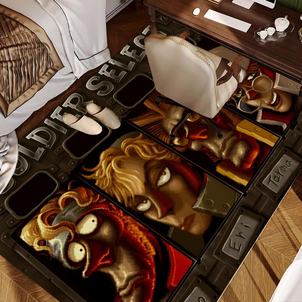 Retro Game Metal Slug Long Rugs Nordic Style Home Doormat Bathroom-Toilet Mats Bedroom Modern Home Decor
