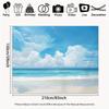 2D Bright Tropical Beach Vacation Pool Party Photography Background Cloth