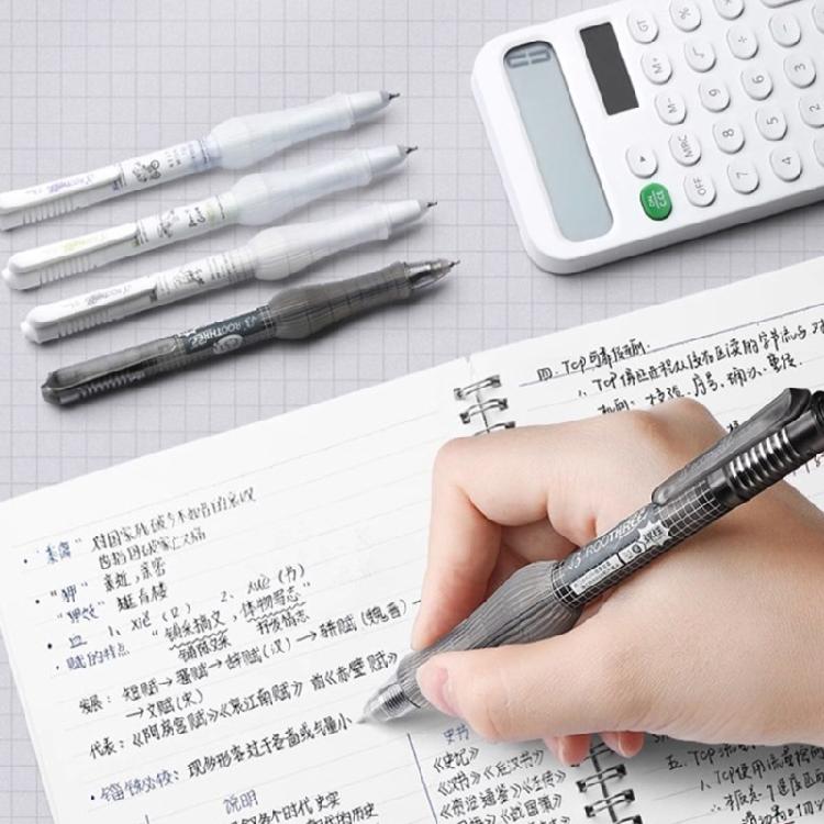 11 Pack Elastic Barrels Technology Gel Pen Soft Nonslip Grip Quick Dry Ink Great For Prolonged Writing Comfort Students