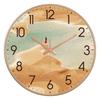 10/12 Inch Fashion Creative Wall Clock Silent Nordic Artist Living Room Bedroom Wall Watch Oil Painting Style Home Decoration