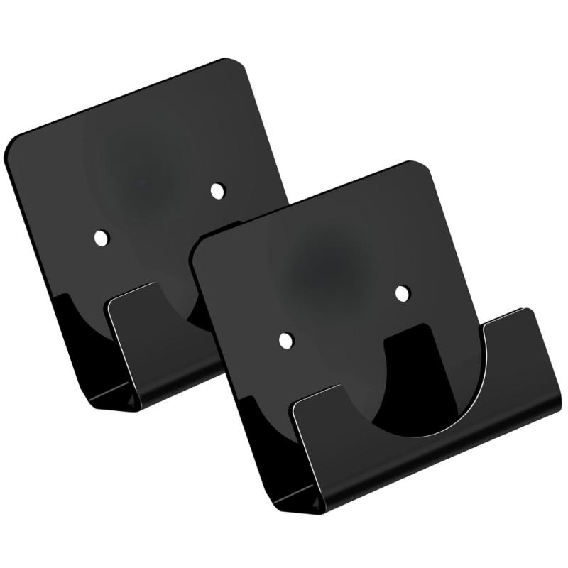 2Pieces Multipurpose Adhesive Shower Rod Retainer Ideal for Bathrooms and Kitchens Applications Hardware Daily Use