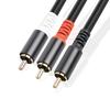 1/2/3/5M RCA To 2 RCA Adapter Audio Cable Flexible RCA AUX Y Cord Auxiliary Audio Cord for Home Theater HDTV Amplifiers Speakers
