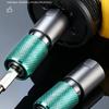 Metal Drill Bit Conversion Head with Knurled Sleeve for Household Repairs, Assembly Work and General Tool Use Daily