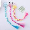 Synthetic Girls Twist Braids Hair Colorful Baby Wig Hairbands Ponytail  Party