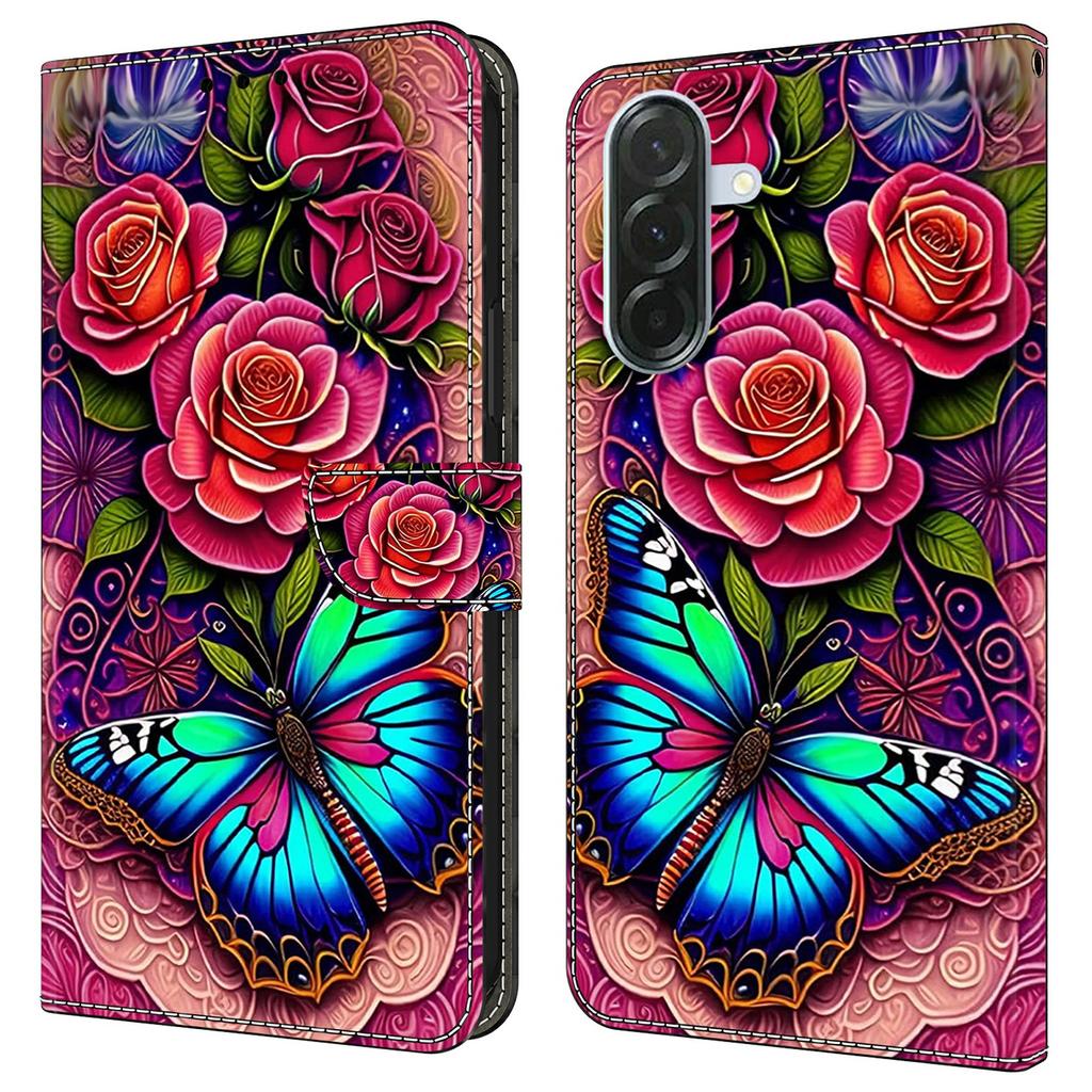 For Samsung Galaxy A37 5G Case PU Leather Wallet Phone Cover with Stand