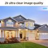 3MP Wireless Outdoor Surveillance Camera, Battery Powered, with Two-Way  , Night  , PIR Motion Detection, for Indoor and Outdoor Use