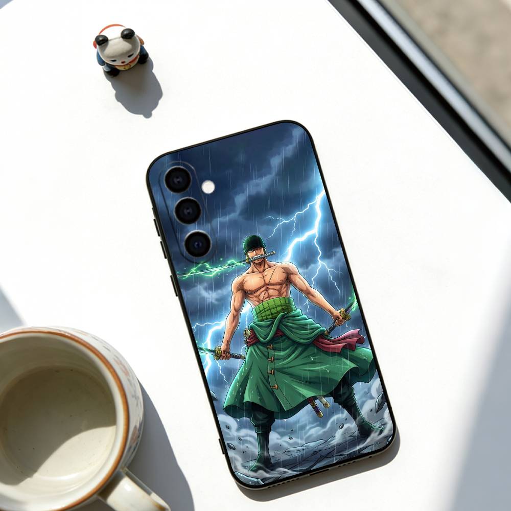 

Roronoa Zoro Phone Case For Samsung Galaxy A73,A72,A71,A70,A53,A52,A51,Others Soft Black Cover Samsung a51 4g