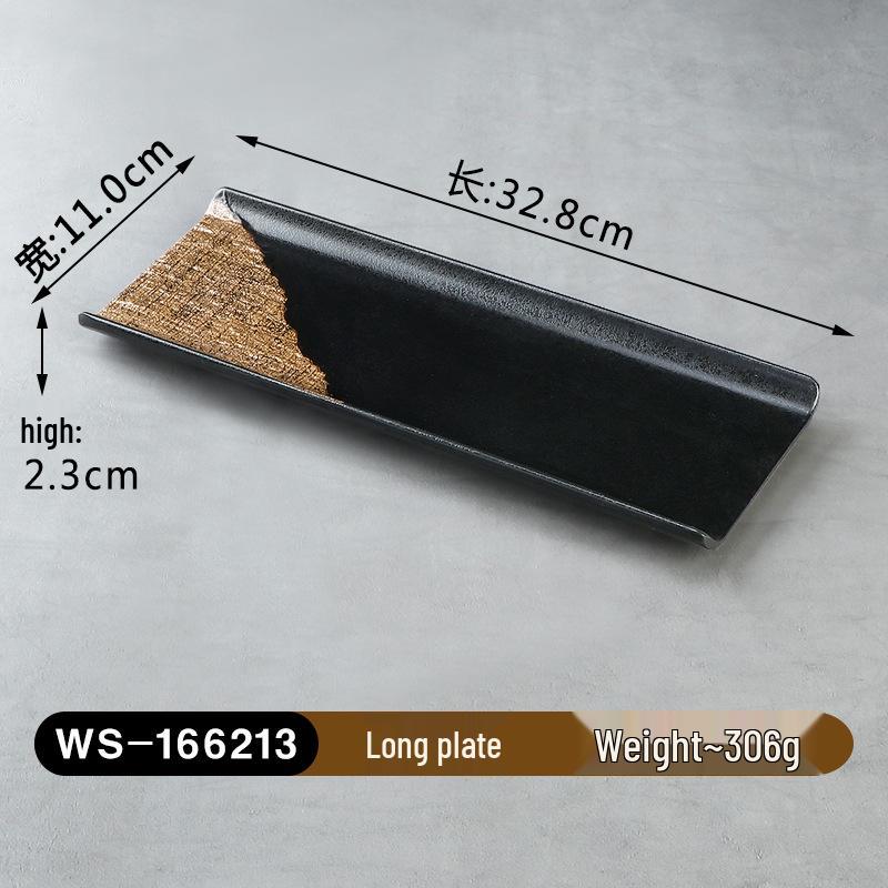 Melamine Imitation Porcelain Hot Pot & BBQ Plate with Handle