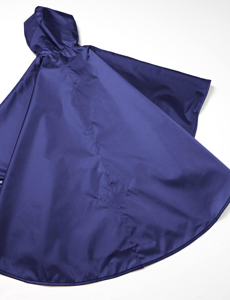 Poncho Rain Poncho for Kids 05002313 Navy 140cm [Outdoor Products]