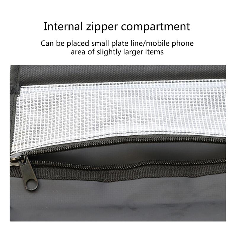 Torba na sprzęt wędkarski Portfel do przechowywania przynęt wędkarskich Karabińczyk Wodoodporna torba na przynęty Torba na sprzęt z karabińczykiem Etui na miękkie przynęty