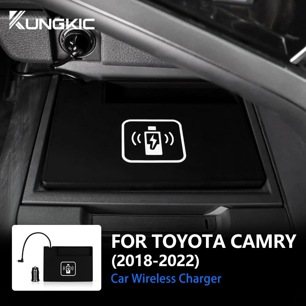 Dla Toyota Camry 70 XV70 2018 2019 2020 2021 2022 Samochodowa Bezprzewodowa Ładowarka Uchwyt do Szybkiego Ładowania Telefonu Komórkowego Płyta Ładowarki 15W