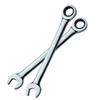 SATA Fully Polished Ratchet Combination Wrench