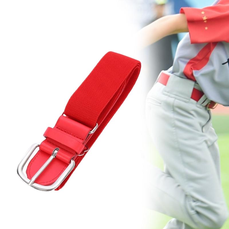 Baseball Belt Solid Color Softball Waist Belt Adjustable Elastic Comfortable Wearing Waistband Waist Band for Sports