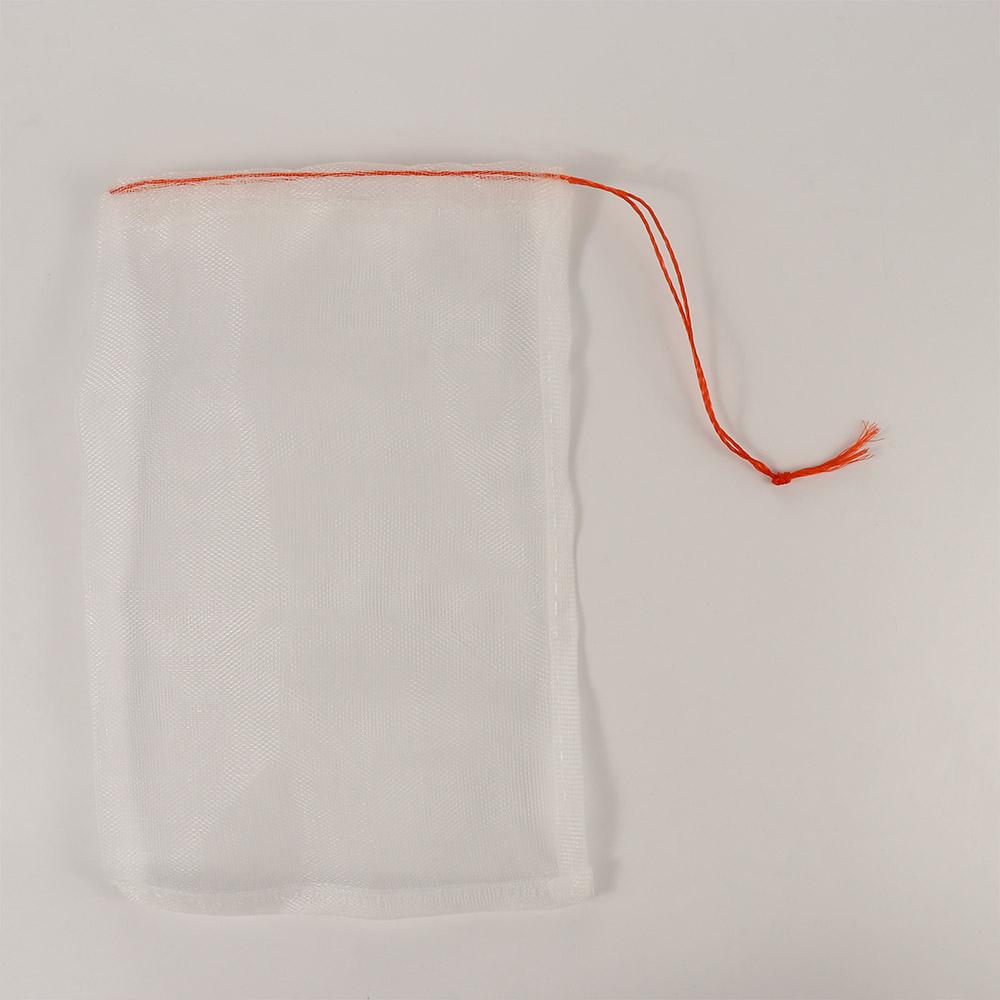 Drawstring Supermarket Fruit Vegetable Mesh Bag Storage Organizer Garden Supplies Protection Bag