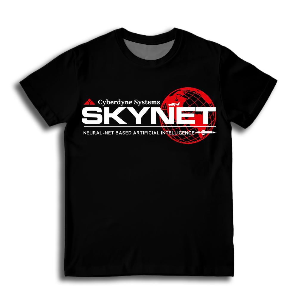 Cyberdyne Systems Skynet Graphic Print Tshirt Summer Breathable Quickdrying Outdoor Sports Tshirt Mens Womens Casual Tops