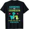 Grandma And Grandson A Bond That Can't Be Broken Dinosaur T-Shirt Unisex T-Shirt