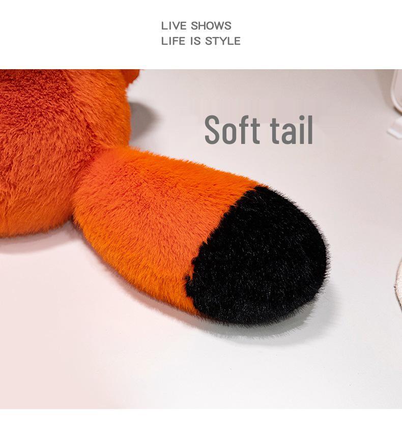 Cute Lying Fox Plush Toy Pillow - Birthday Gift