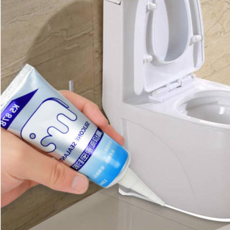 120ml Multipurpose Silicone Sealant Waterproof Caulk for Bathroom Adhesive Kitchen Glue Glass