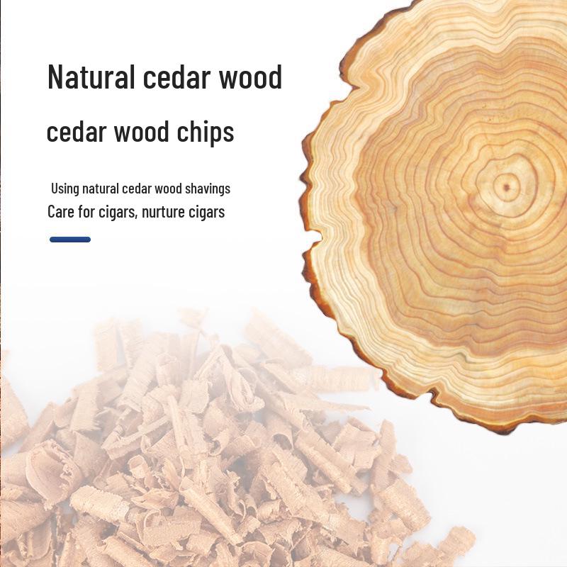 Spanish Cedar Humidifying Wood Shavings - 50g Moistureproof Cigar Care Accessories